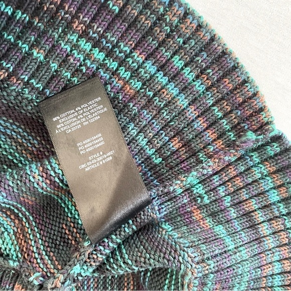 Aritzia TNA Cropped Cotton Multicolour Sweater Vest - Picture 8 of 9